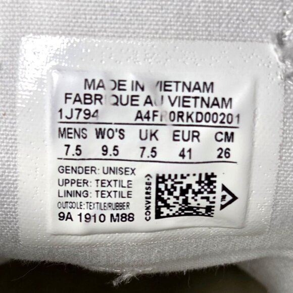 Converse Unisex Chuck Taylor All Star Low Top Sneakers Brown Size 7.5 M 9.5 W - Picture 4 of 8